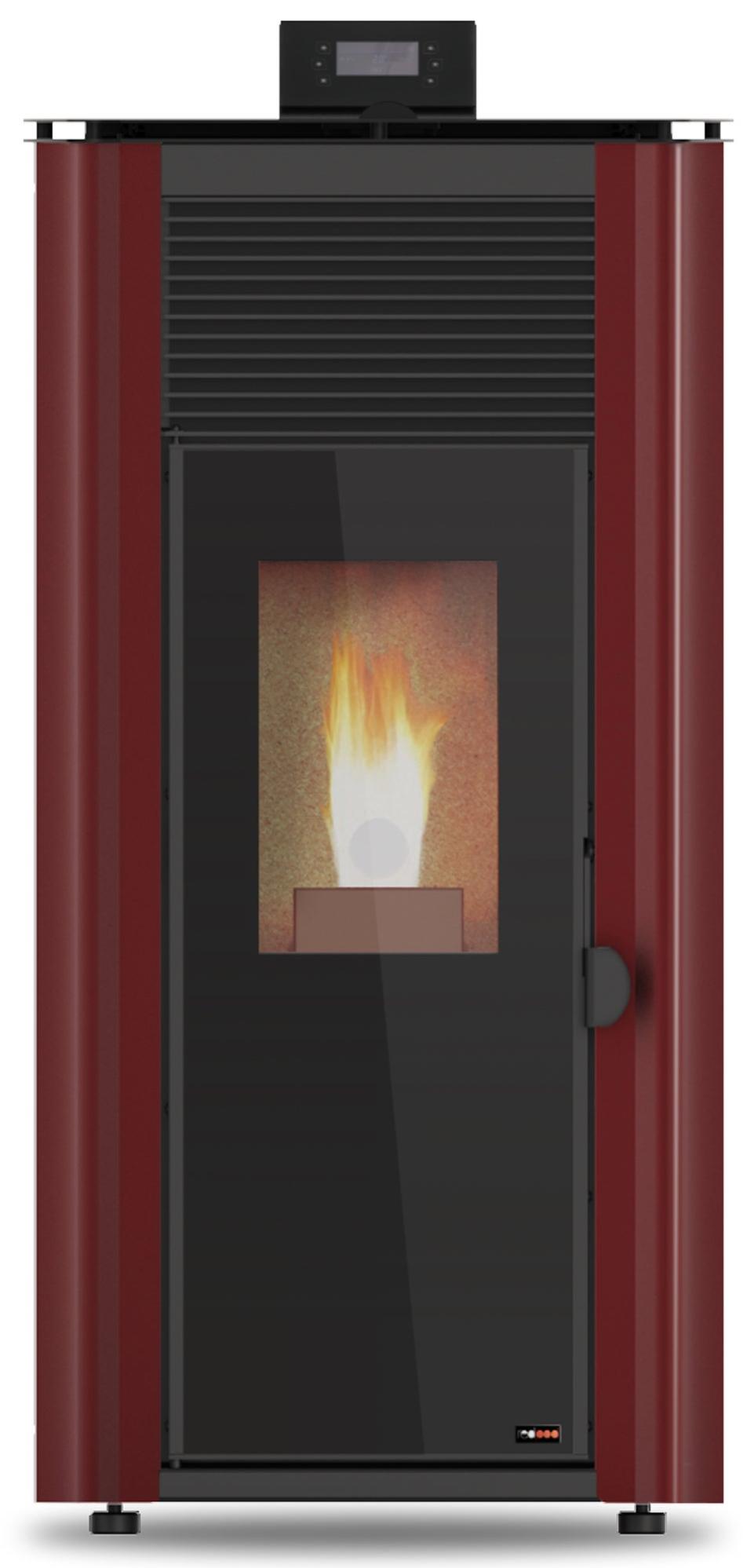 ESTUFA A PELLET RED POD FIRST 10KW BORDEAUX